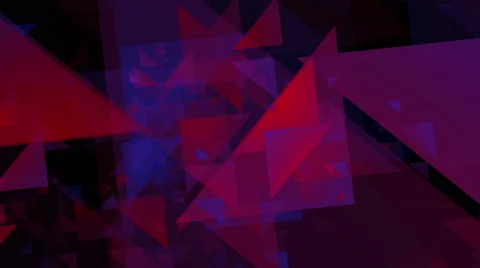 Abstract Multi Color Triangle Visual Background Loop Stock Footage 55294162