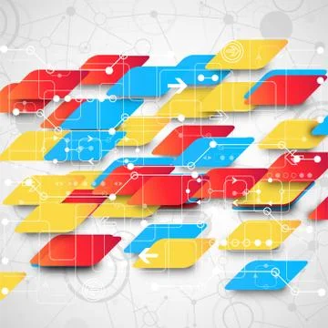 Abstract multi colore background. Vector illustration Stock Illustration