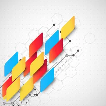 Abstract multi colore background. Vector illustration Stock Illustration