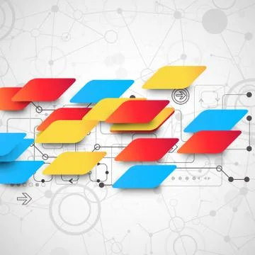 Abstract multi colore background. Vector illustration Stock Illustration