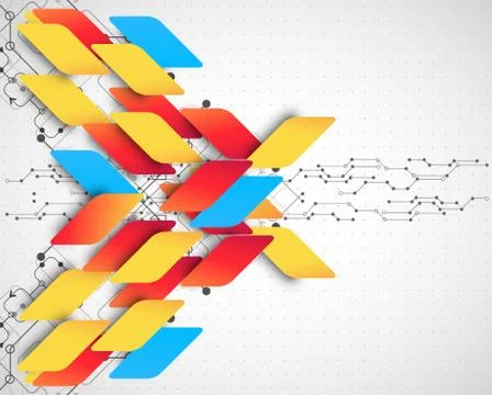 Abstract multi colore background. Vector illustration Stock Illustration