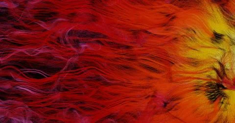 Abstract multi-colored background of threads 3d rendering Illustrazione stock