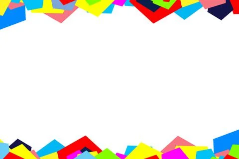 Abstract multi-colored background with white space for text Stock Illustration