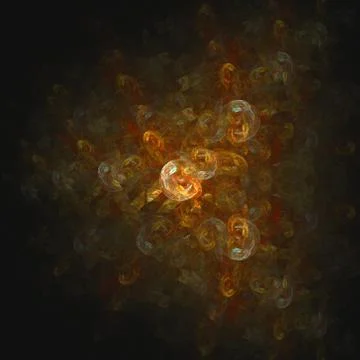 Abstract multi-colored computer generated fractal background 스톡 일러스트