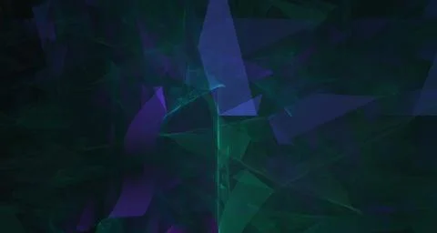 Abstract multi-colored computer generated fractal background Stock Illustration