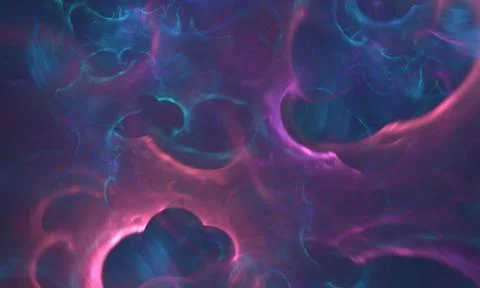 Abstract multi-colored fractal background Stock Illustration