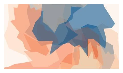 Abstract multi colored geometric background with overlapping sharp transluc.. Stock Illustration