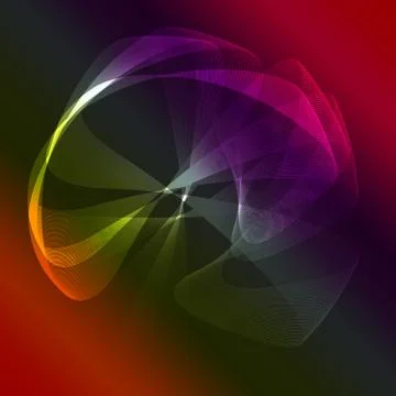 Abstract multi-colored graphic the image Stock Illustration