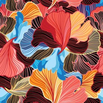 Abstract multi-colored pattern Stock Illustration