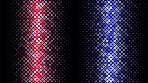 Abstract Multi Colored Pixels Pattern, Geometric Mosaic Texture - Vector Ba.. Stock Illustration