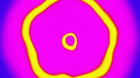 An abstract multi-colored spot flying towards you. Stock Footage 194250176