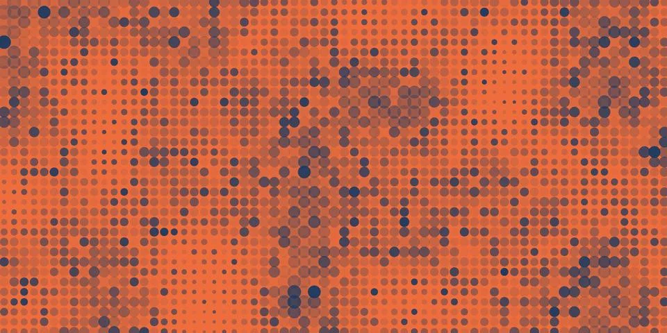 Abstract Multi Colored Spotted Pixels Pattern, Geometric Mosaic Texture - G.. Stock Illustration