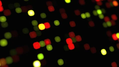 Abstract multi colored square and dots motion graphics background. Flashing.. Stock Footage 243000423