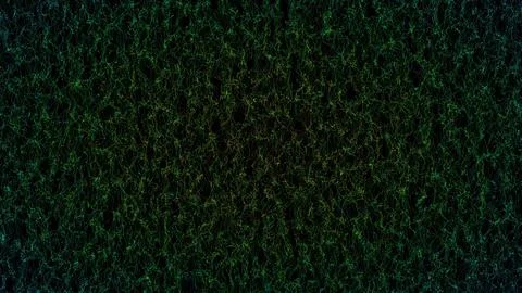 Abstract multi-colored threads and wire wriggle on a black background. Backgr Stock Illustration