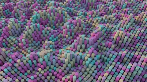 Abstract multi core processing concept. Stock Footage 122078913