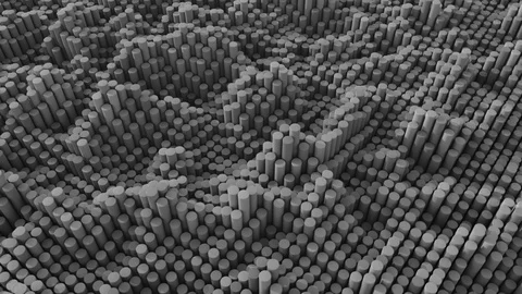 Abstract multi core processing concept. Stock Footage 122488827