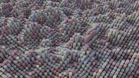 Abstract multi core processing concept. Stock Footage 123555222