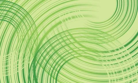 Abstract multi green line with soft yellow color background. Stock Illustration