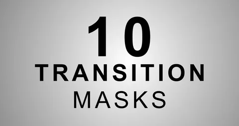 Abstract multi transition masks shape triangle and square lines wave brush Stock Footage 100365955