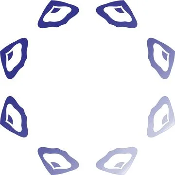 Abstract Multi-Use Gradient Vector Shape Modern Digital Design Modern Digit.. 库存照片