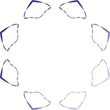 Abstract Multi-Use Gradient Vector Shape Modern Digital Design Modern Digit.. 库存照片