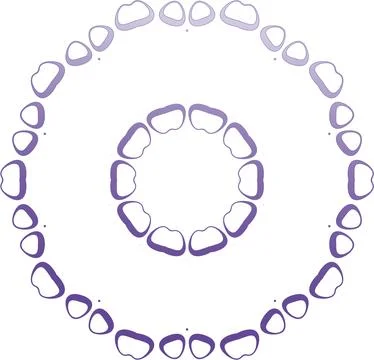 Abstract Multi-Use Gradient Vector Shape Modern Digital Design Modern Digit.. Stock Photos