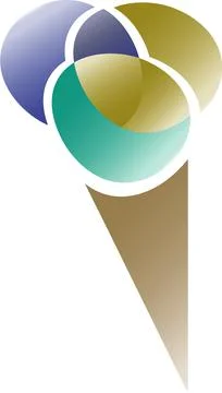 Abstract Multi-Use Gradient Vector Shape Modern Digital Design Modern Digit.. Stock Photos