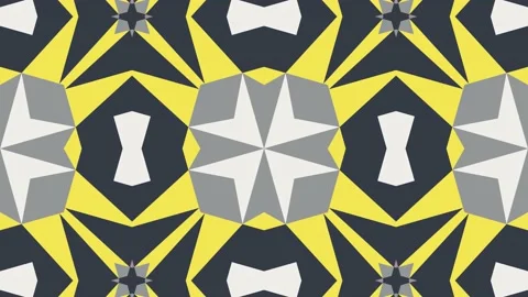 Abstract multicolor animated  pattern with geometric elements. Endless motion Stock Footage 172131193