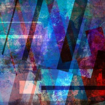 Abstract multicolor artwork Stock Illustration