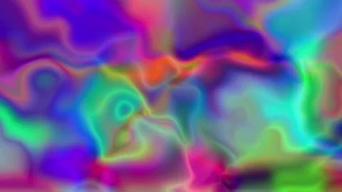 Abstract multicolor background animation. Turbulence of wavy background Stock Footage 276498455