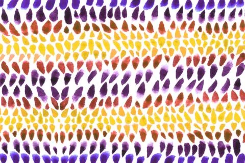 Abstract multicolor background. Brush strokes watercolor, paint spots, animal Illustrazione stock