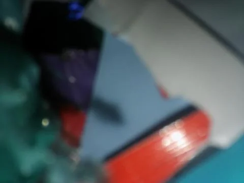 Abstract multicolor background with different elements in space in close up e Foto stock