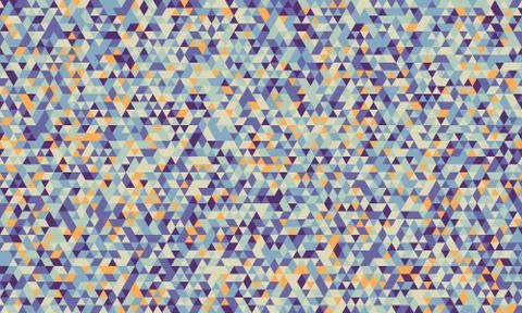 Abstract multicolor background, geometric pattern of triangles in blue-purple Stock Illustration