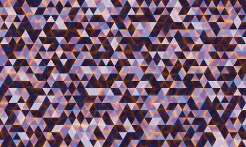 Abstract multicolor background, geometric pattern of triangles in blue-purple 스톡 일러스트