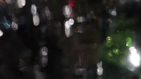 Abstract multicolor bokeh crystal lights sparkling with full screen coverage 動画素材 318573376