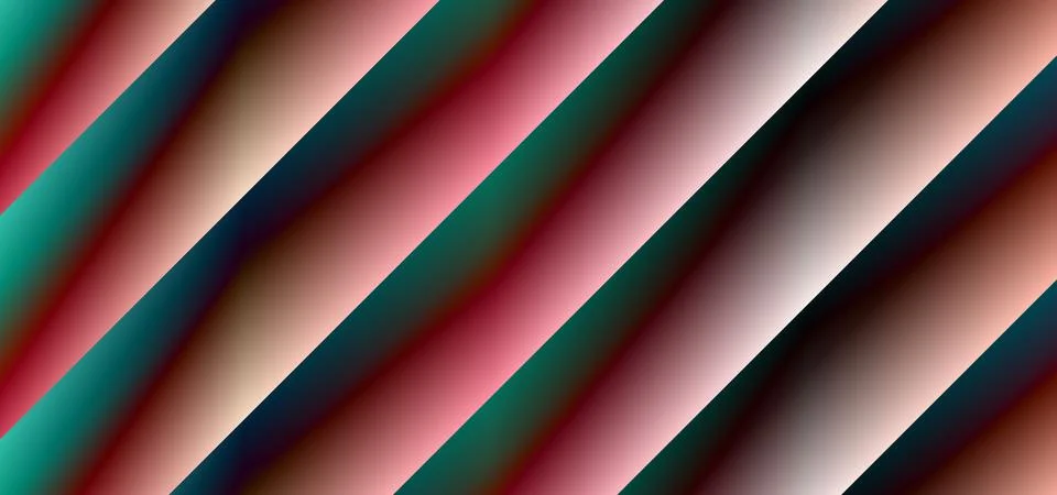 Abstract Multicolor Diagonal Gradient Stripes Background Stock Illustration
