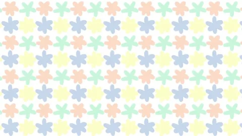 Abstract multicolor flower pattern, motion Stock Footage 274539247