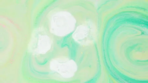 Abstract multicolor fluid diffusion with organic ink swirls and liquid textures Stock Footage 331667127