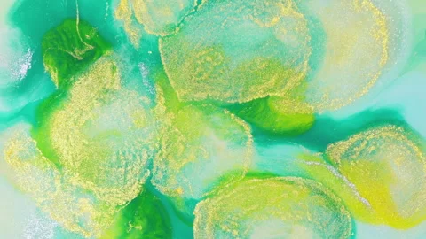 Abstract multicolor fluid diffusion with organic ink swirls and liquid textures 스톡 동영상 331668012