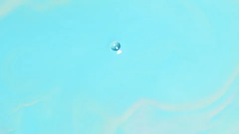 Abstract multicolor fluid diffusion with organic ink swirls and liquid textures Stock-Footage 331670872