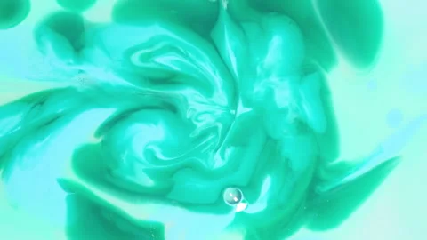 Abstract multicolor fluid diffusion with organic ink swirls and liquid textures Stock Footage 331673218