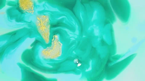 Abstract multicolor fluid diffusion with organic ink swirls and liquid textures Stock Footage 331674115