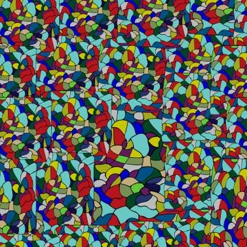 Abstract multicolor geometric seamless pattern 스톡 일러스트