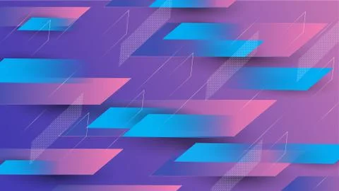 Abstract multicolor geometrical background Illustrazione stock