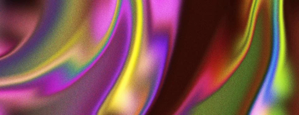 Abstract Multicolor Glossy Gradient Flow Background Illustrazione stock