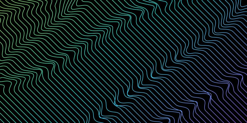 Abstract multicolor gradient diagonal line background. Vector  Stockillustratie