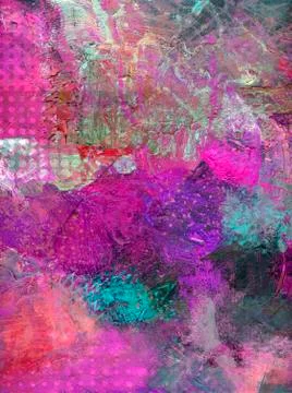 Abstract multicolor layer artwork Stock Illustration