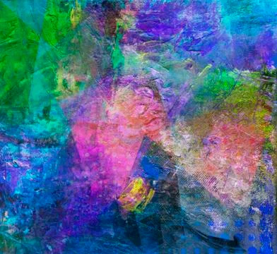 Abstract multicolor layer artwork Illustrazione stock