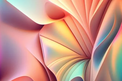 Abstract multicolor liquid effect style background Stock Illustration