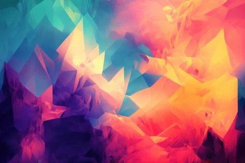 Abstract multicolor liquid effect style background Stock Illustration